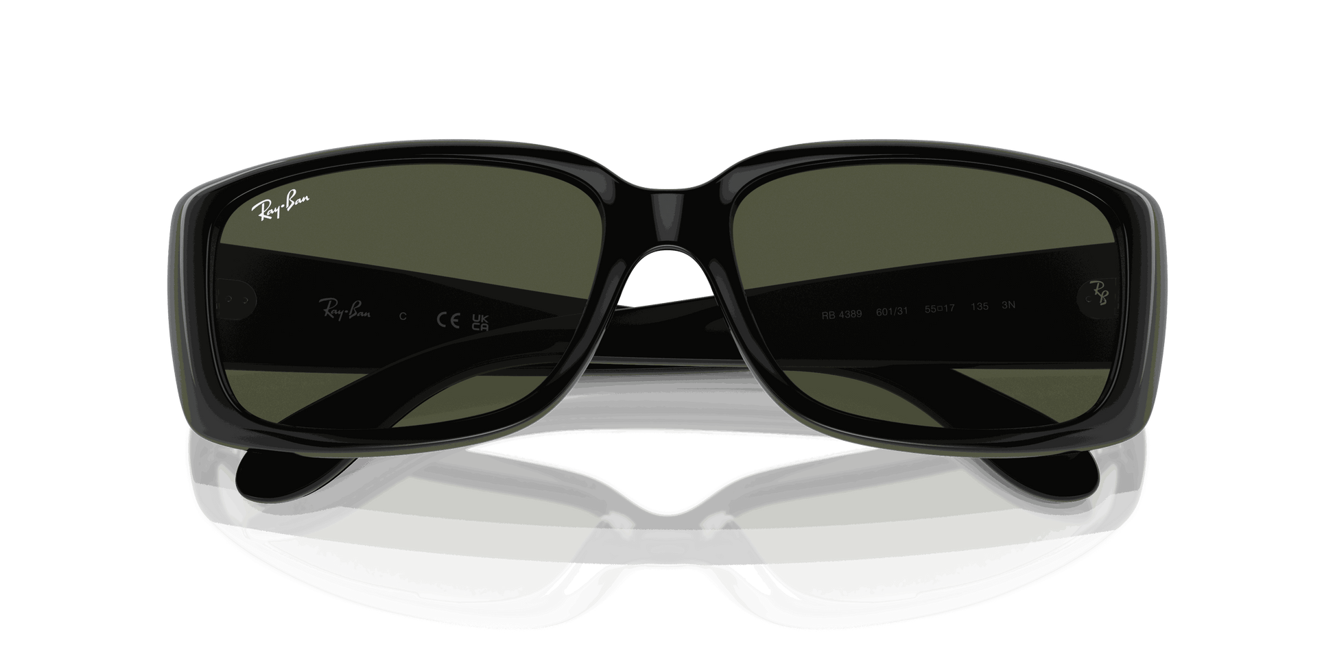 [Green Lenses, Polished Black Frame]