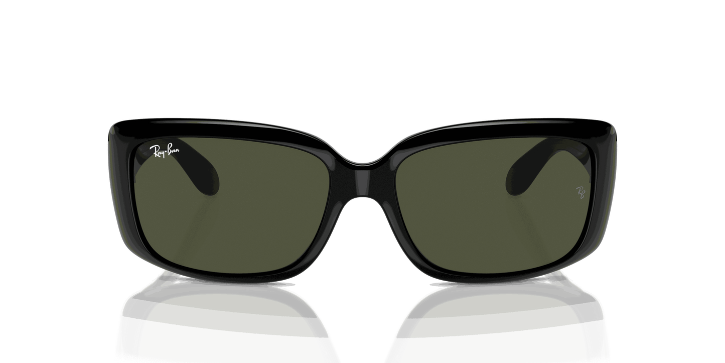[Green Lenses, Polished Black Frame]