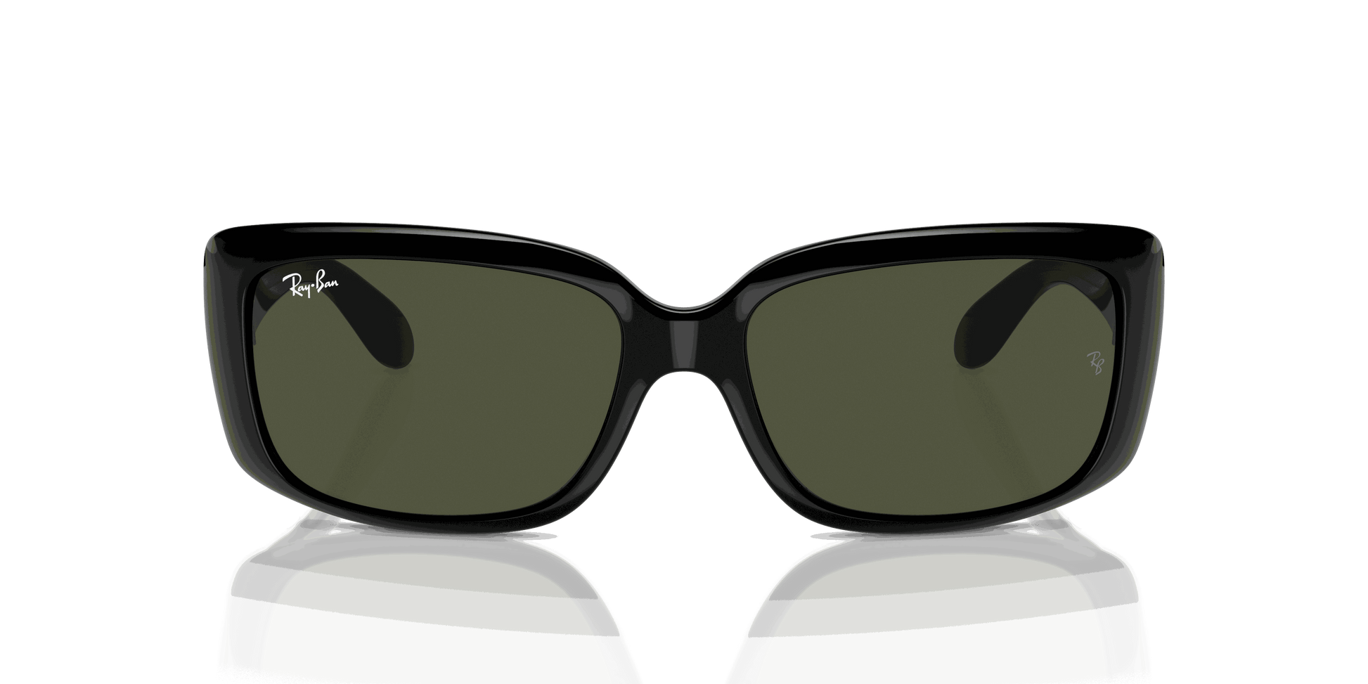 [Green Lenses, Polished Black Frame]