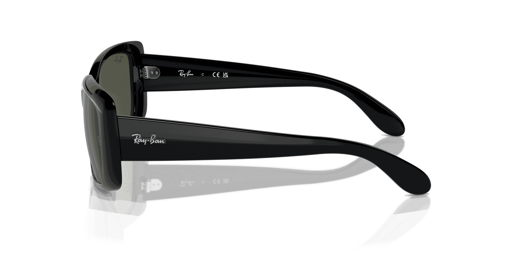 [Green Lenses, Polished Black Frame]