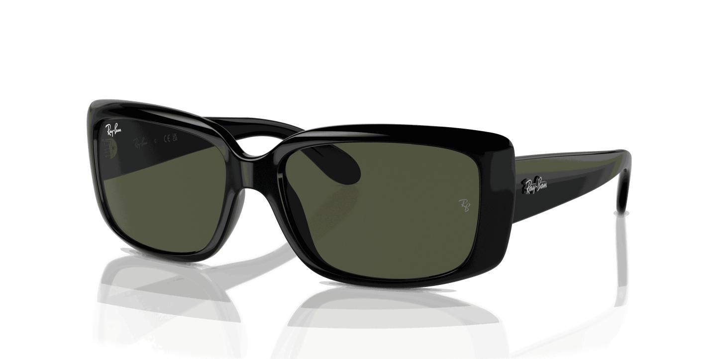 [Green Lenses, Polished Black Frame]