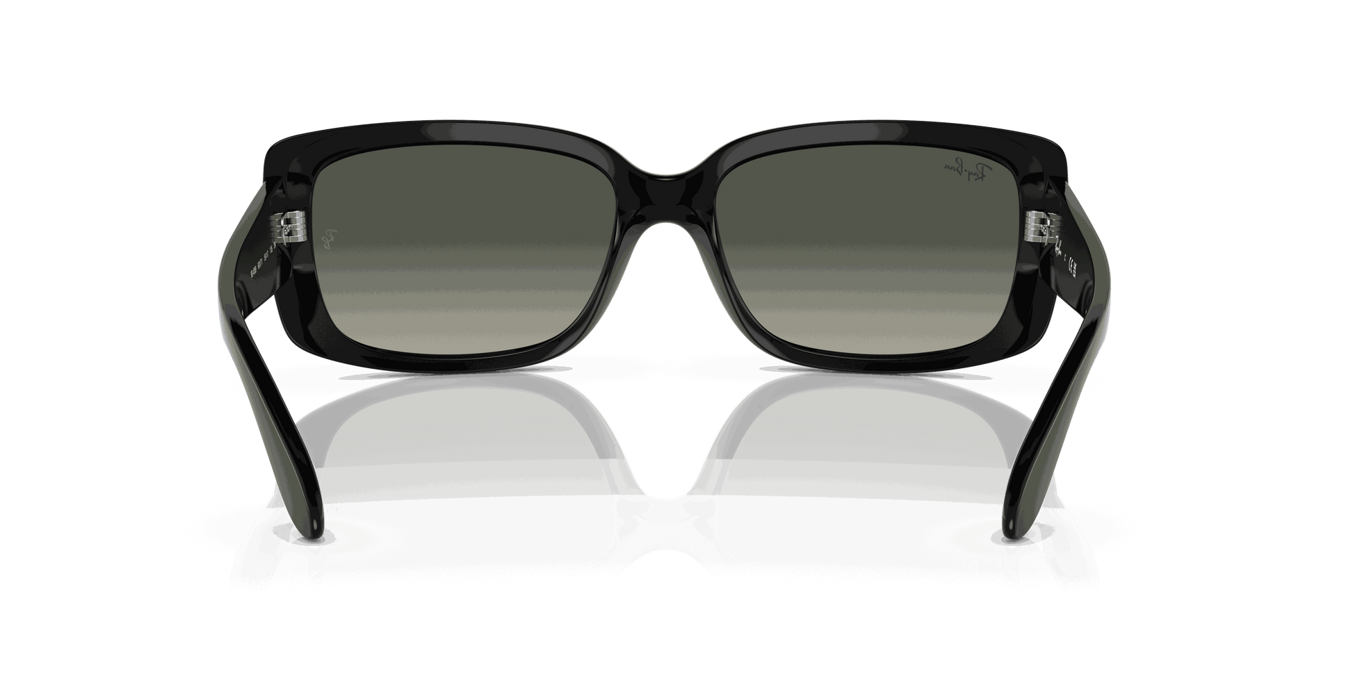 [Grey Lenses, Polished Black Frame]