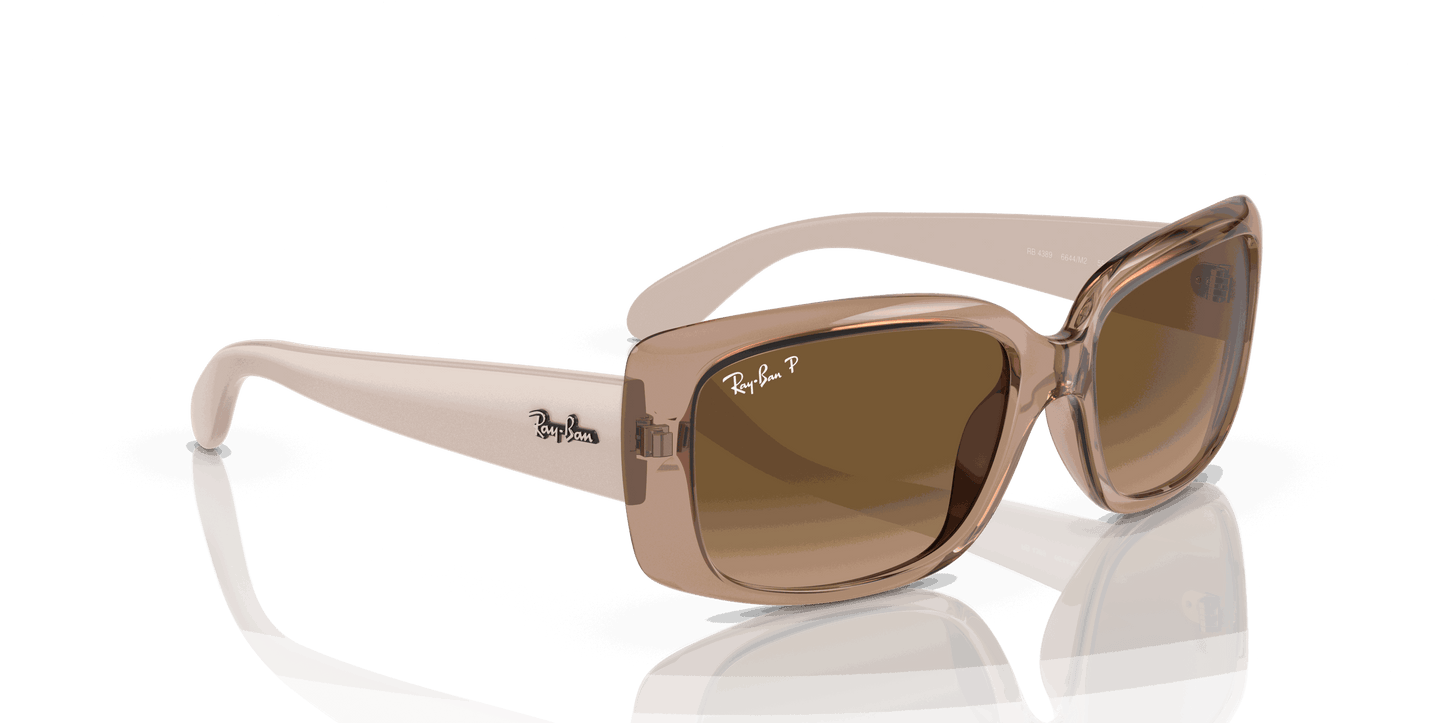[Brown Lenses, Polished Transparent Brown Frame]