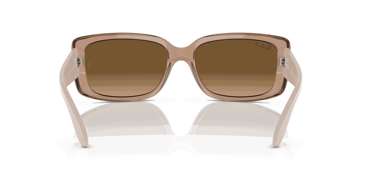 [Brown Lenses, Polished Transparent Brown Frame]