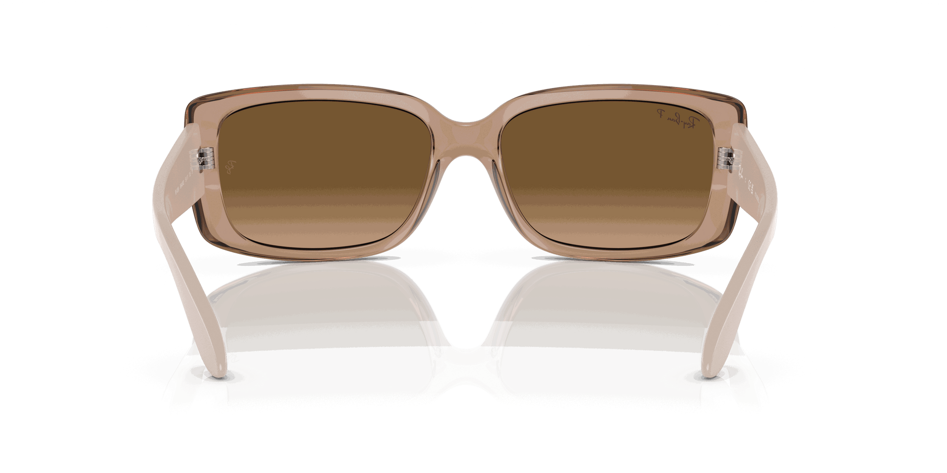 [Brown Lenses, Polished Transparent Brown Frame]