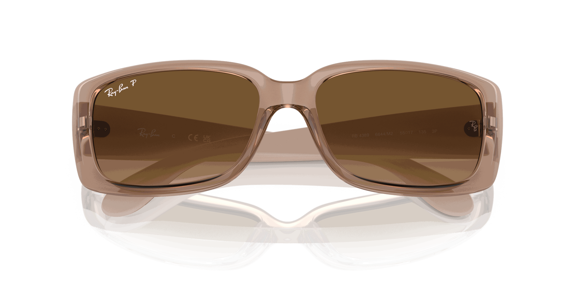 [Brown Lenses, Polished Transparent Brown Frame]