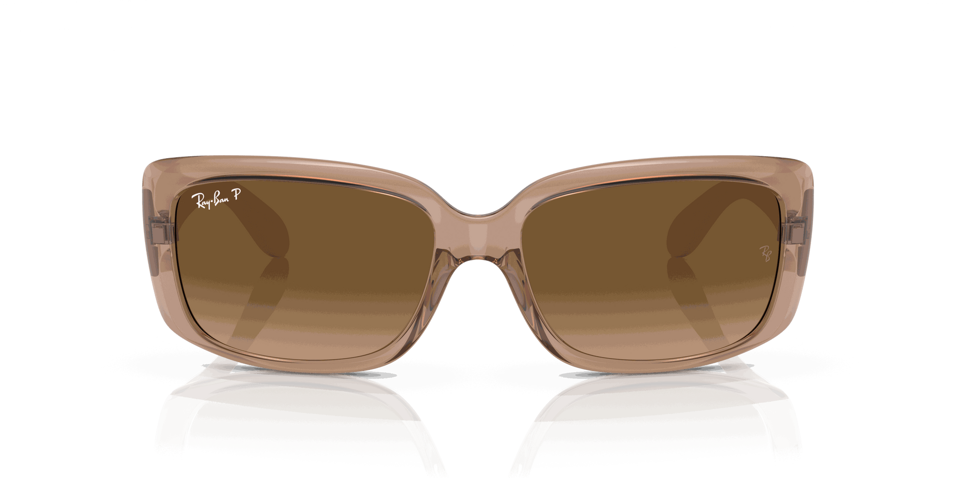 [Brown Lenses, Polished Transparent Brown Frame]