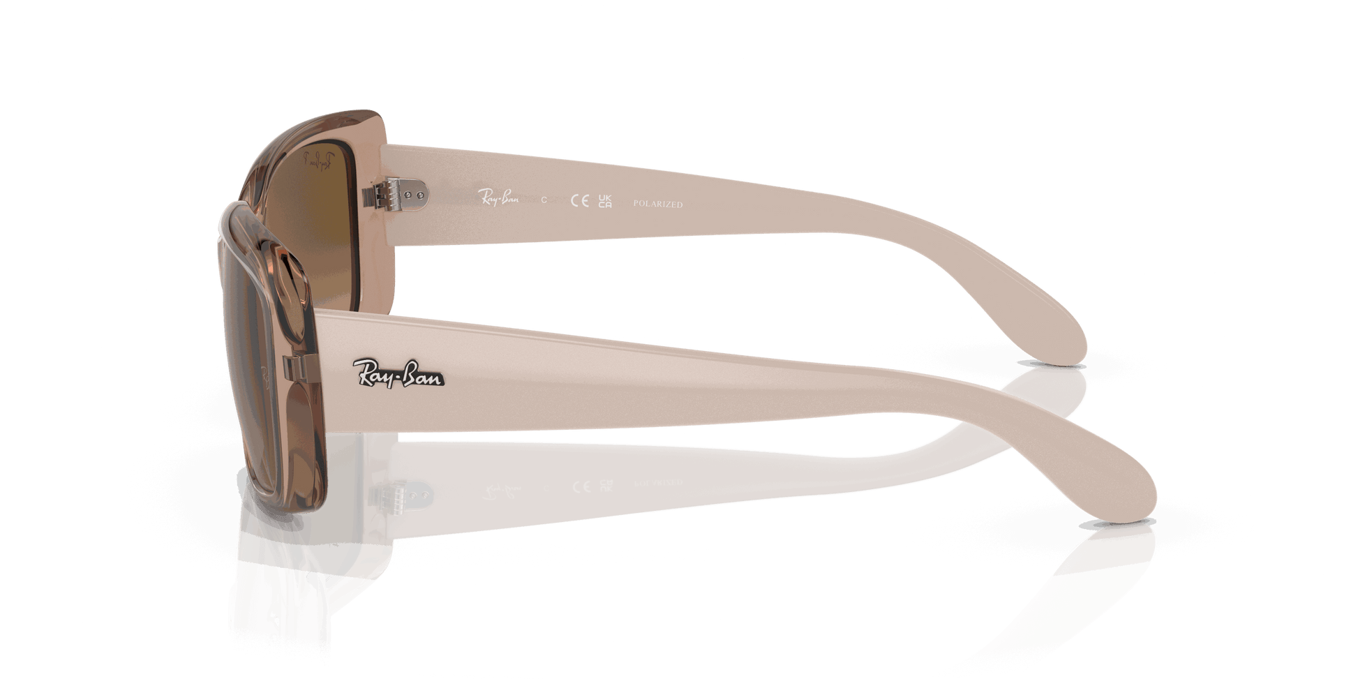 [Brown Lenses, Polished Transparent Brown Frame]