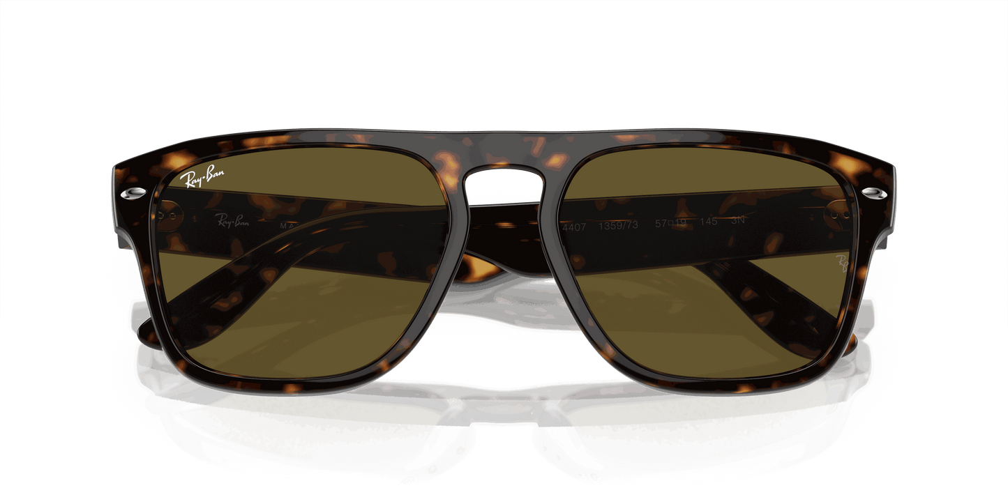 [Dark Brown Lenses, Polished Havana Frame]
