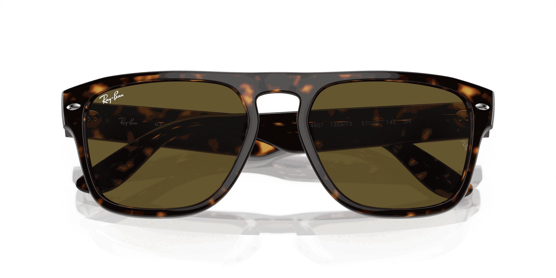 [Dark Brown Lenses, Polished Havana Frame]