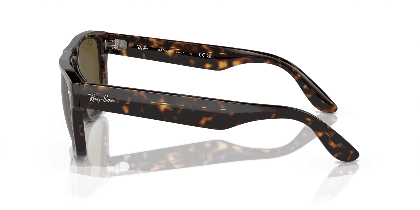 [Dark Brown Lenses, Polished Havana Frame]