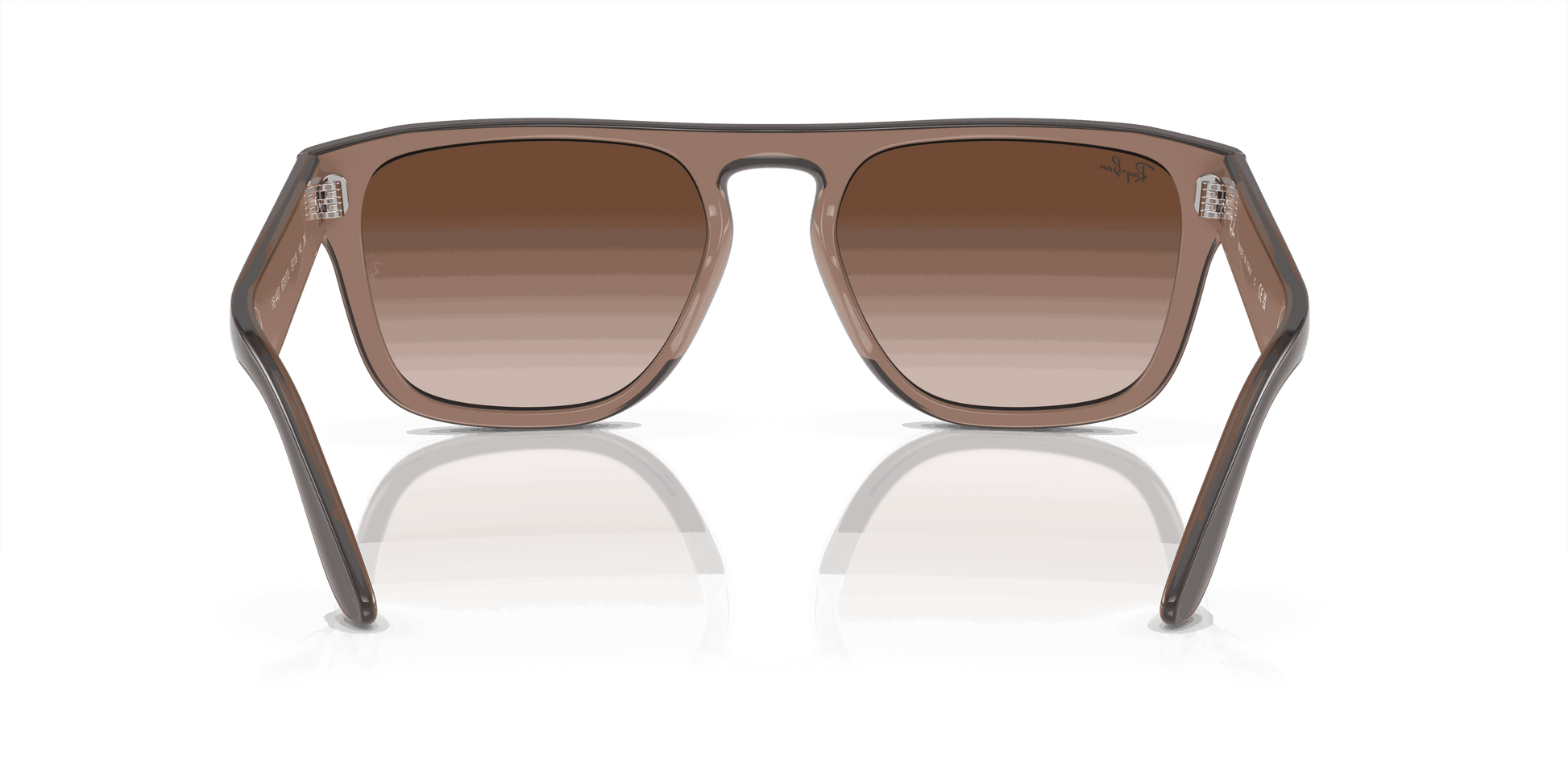 [Brown Lenses, Polished Brown Light Brown Transparent Beige Frame]