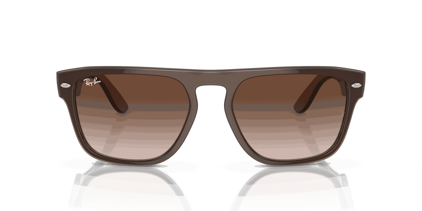 [Brown Lenses, Polished Brown Light Brown Transparent Beige Frame]