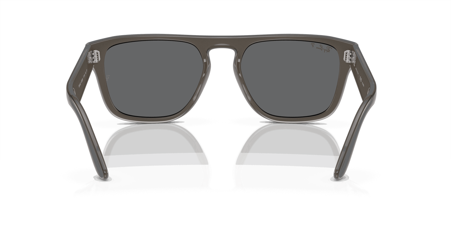 [Dark Grey Lenses, Polished Black & Light Grey & Transparent Grey Frame]