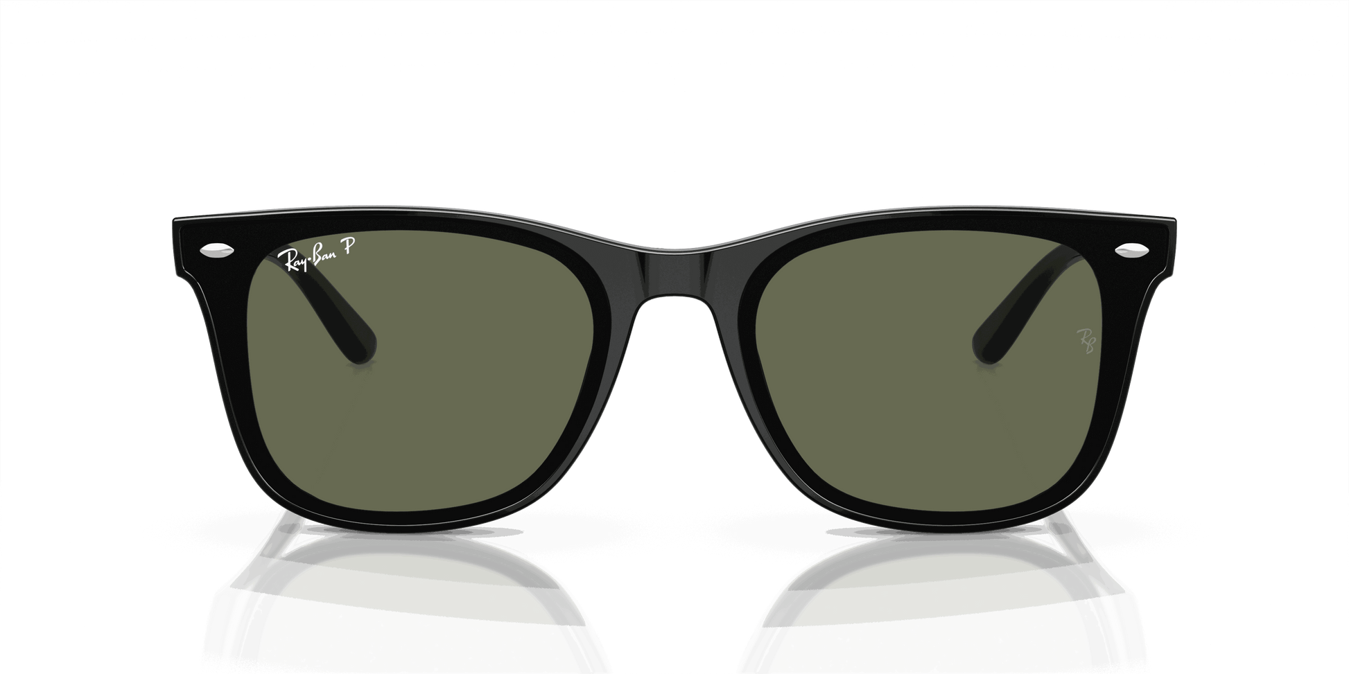 [Dark Green Lenses, Polished Black Frame]