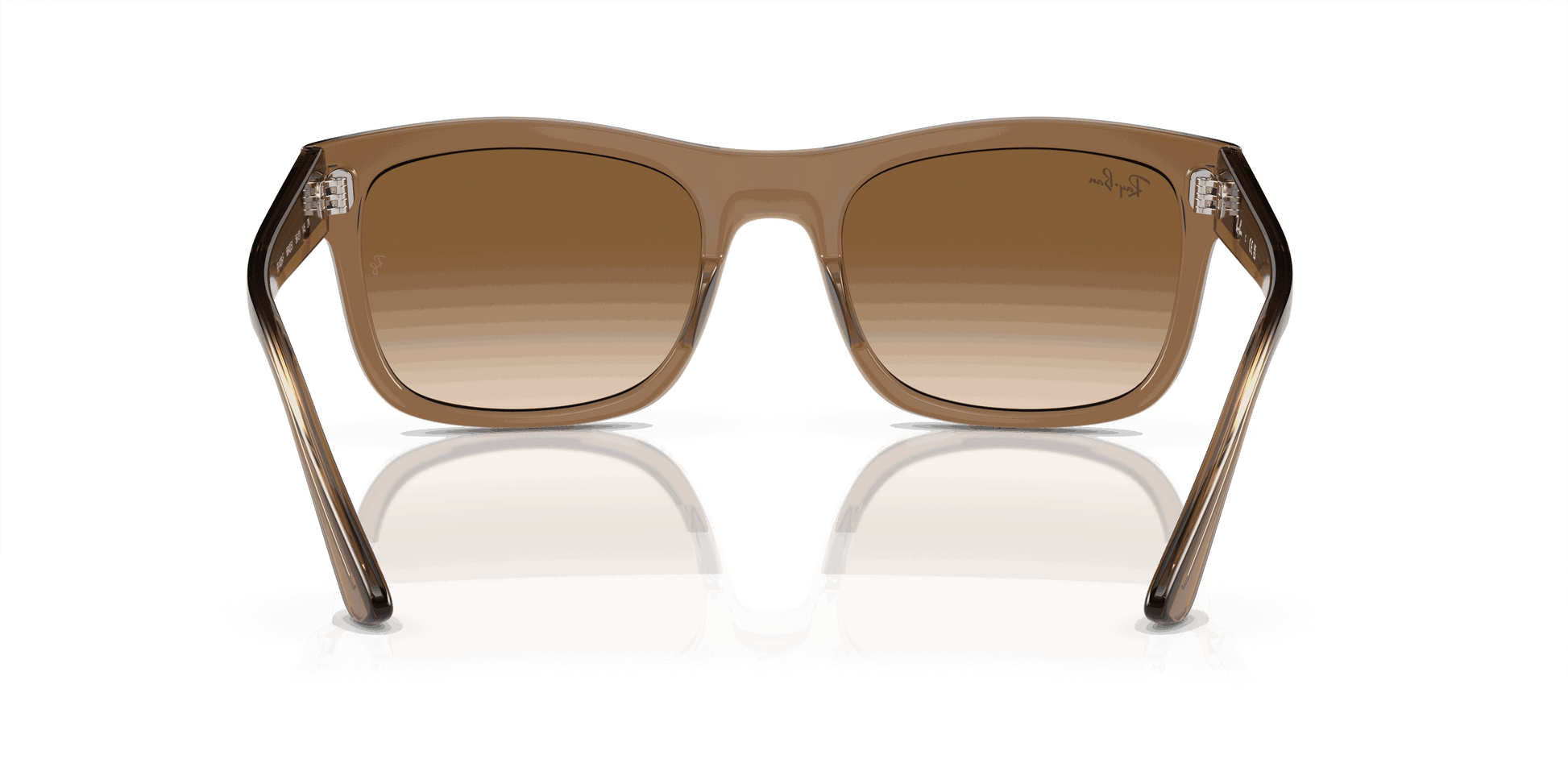 [Clear/Brown Lenses, Polished Transparent Light Brown Frame]