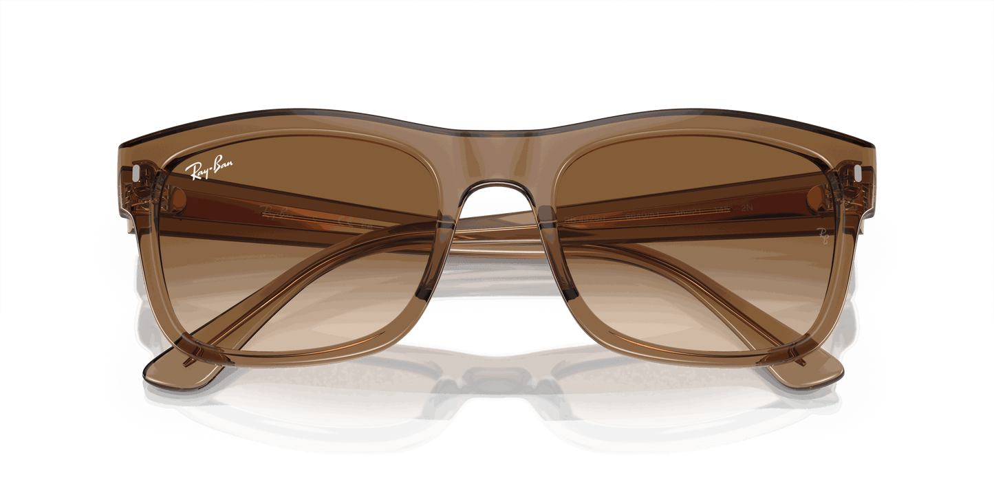 [Clear/Brown Lenses, Polished Transparent Light Brown Frame]
