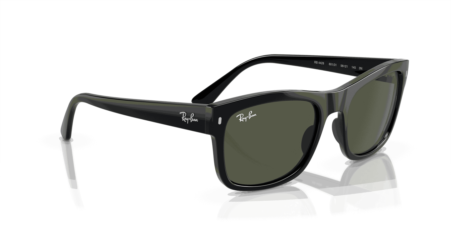[Green Lenses, Polished Black Frame]
