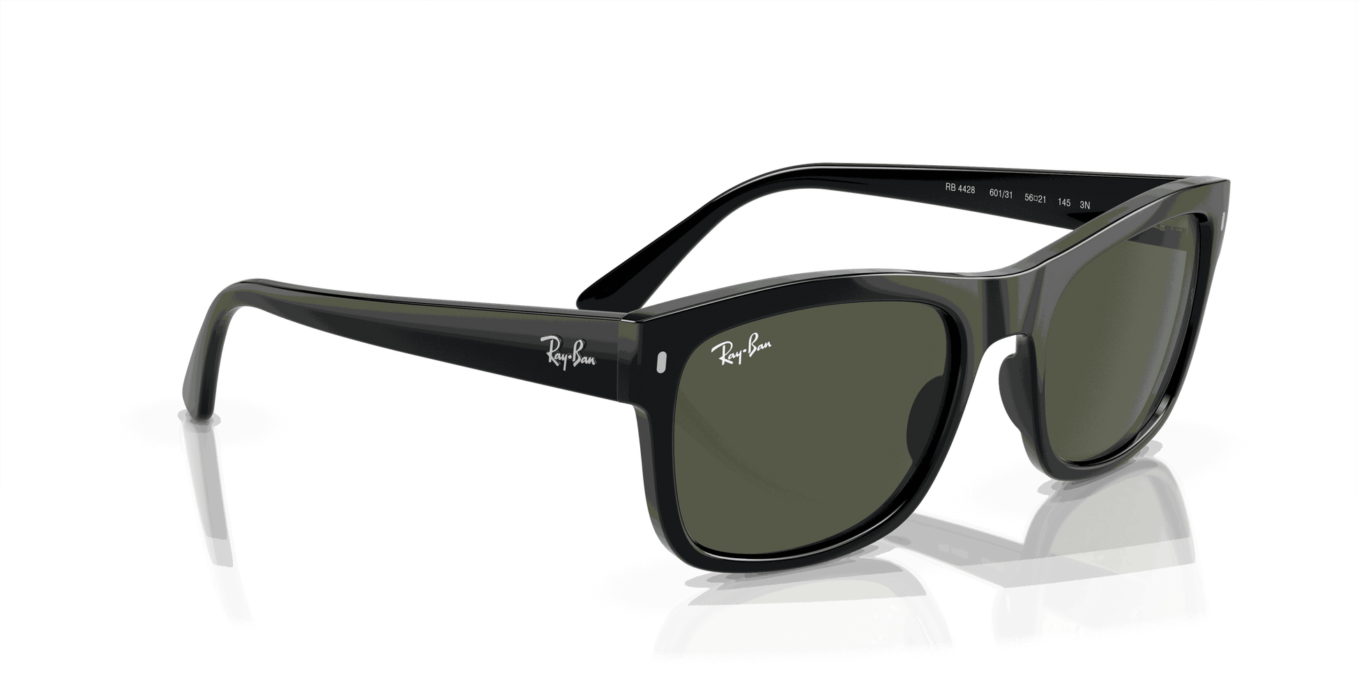 [Green Lenses, Polished Black Frame]