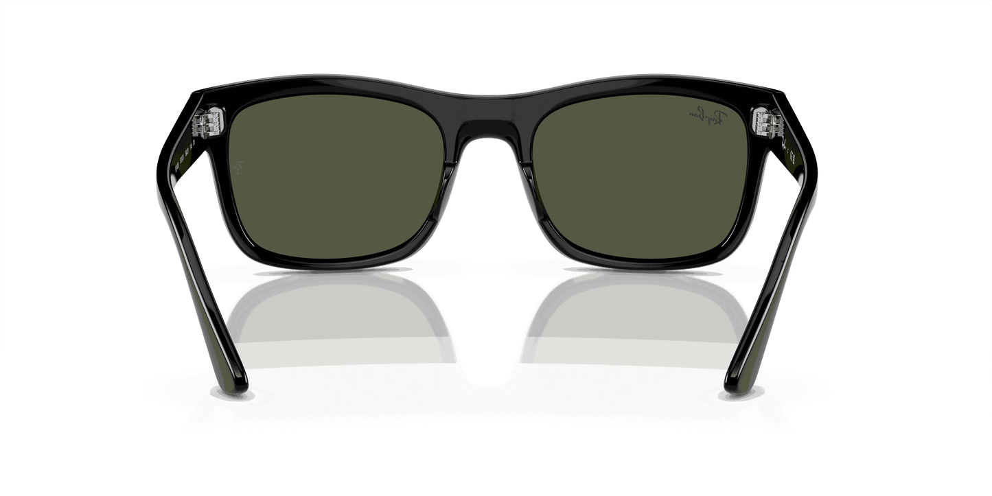 [Green Lenses, Polished Black Frame]