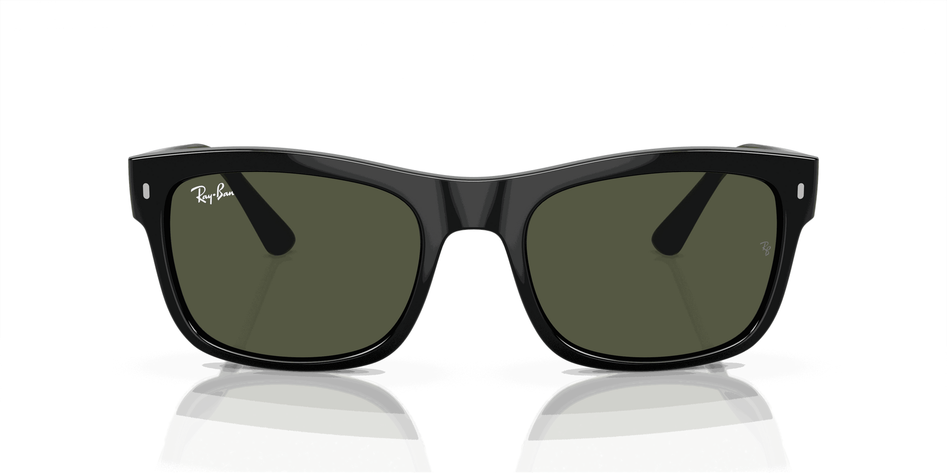 [Green Lenses, Polished Black Frame]