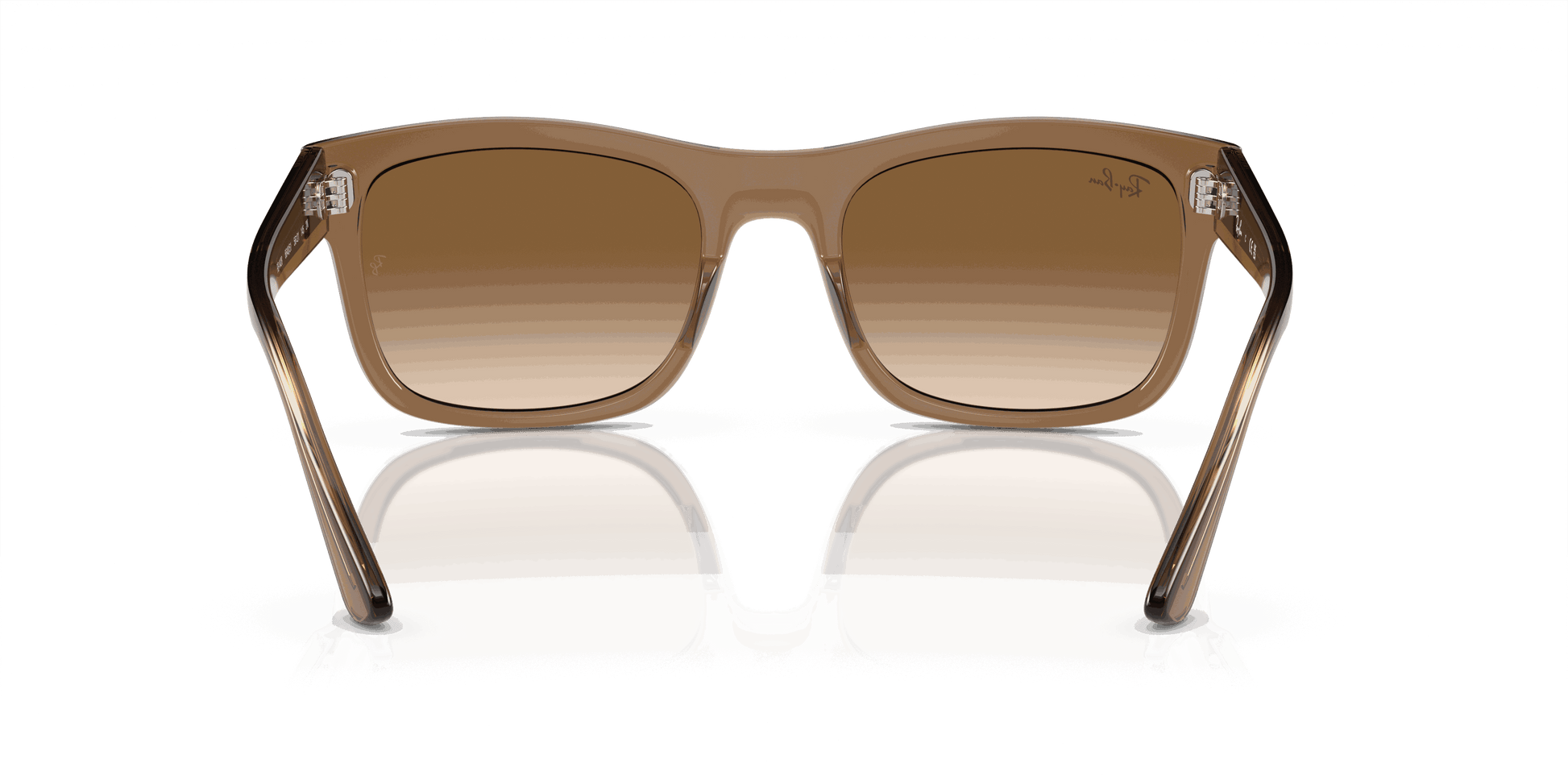 [Light Brown Lenses, Polished Transparent Light Brown Frame]