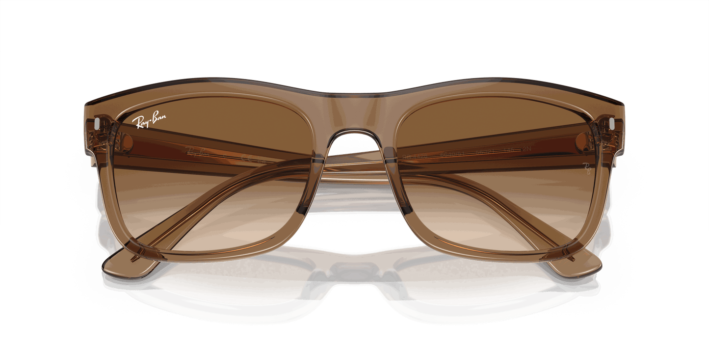 [Light Brown Lenses, Polished Transparent Light Brown Frame]