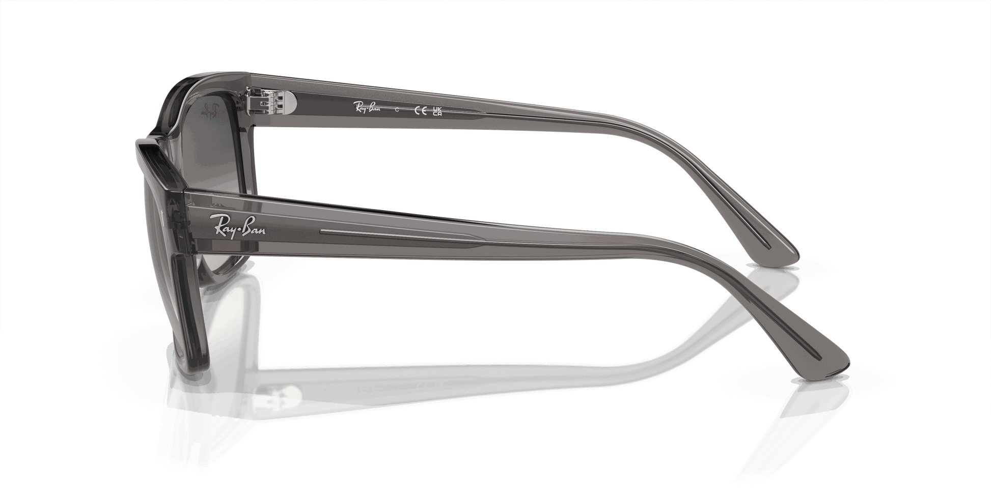 [Grey Lenses, Polished Opal Dark Grey Frame]