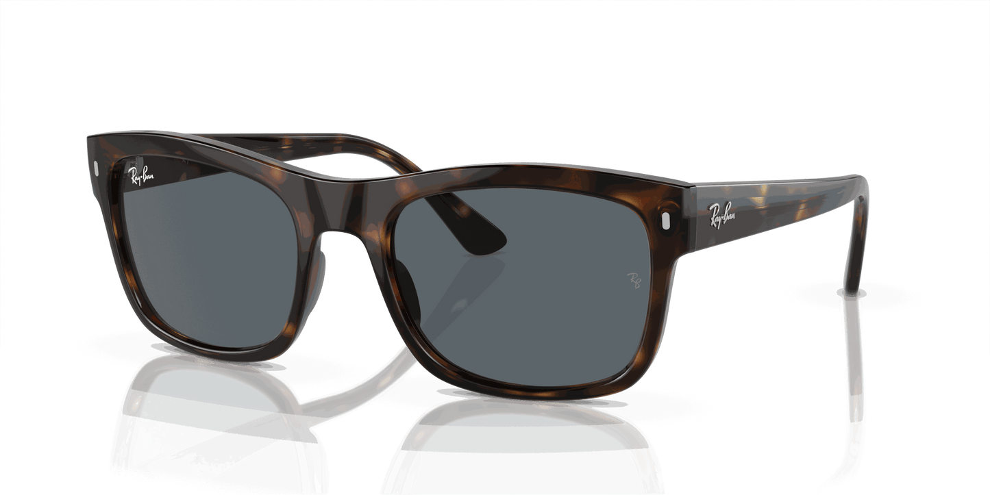 [Blue Lenses, Polished Havana Frame]