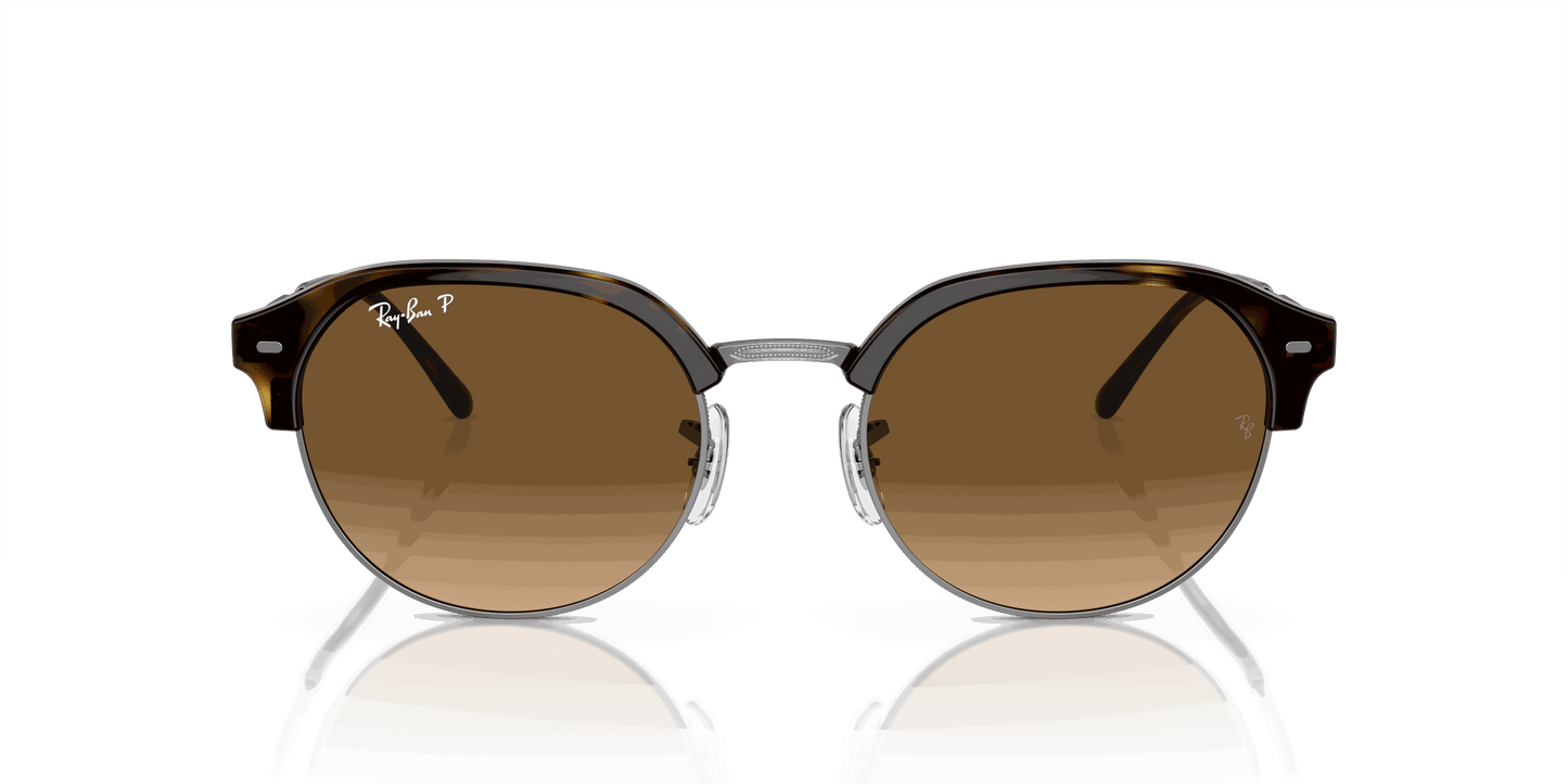 [Brown Lenses, Polished Havana On Gunmetal Frame]