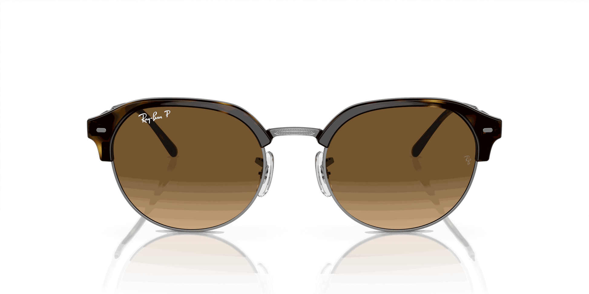 [Brown Lenses, Polished Havana On Gunmetal Frame]