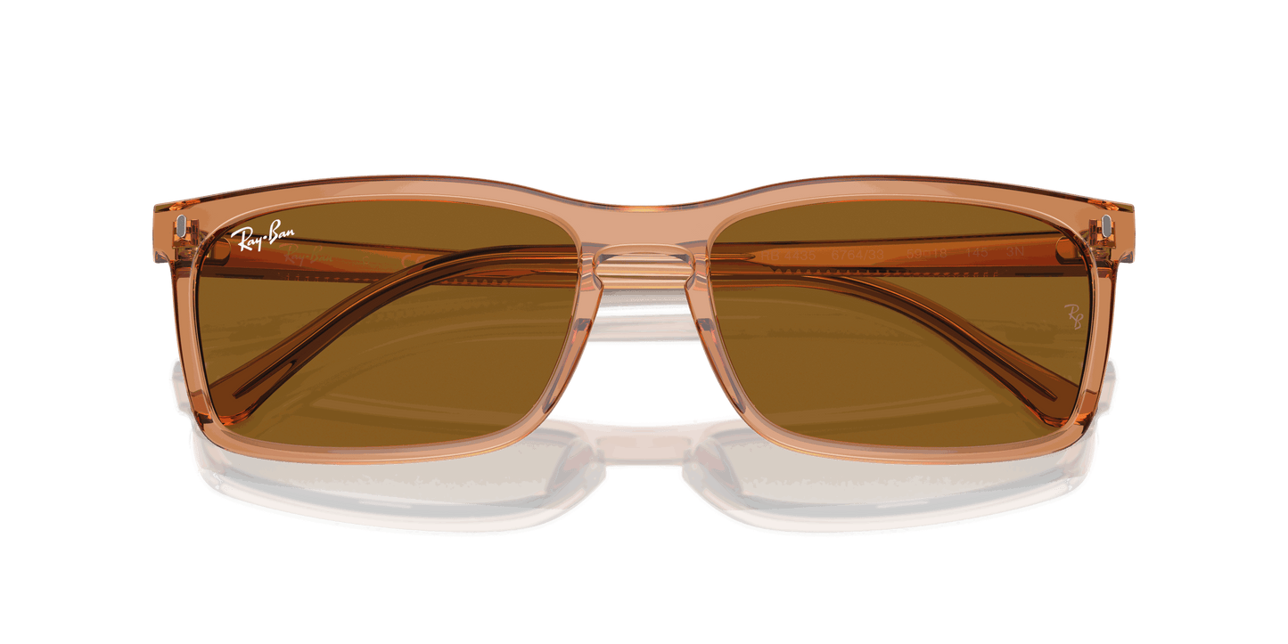[Brown Lenses, Polished Transparent Brown Frame]