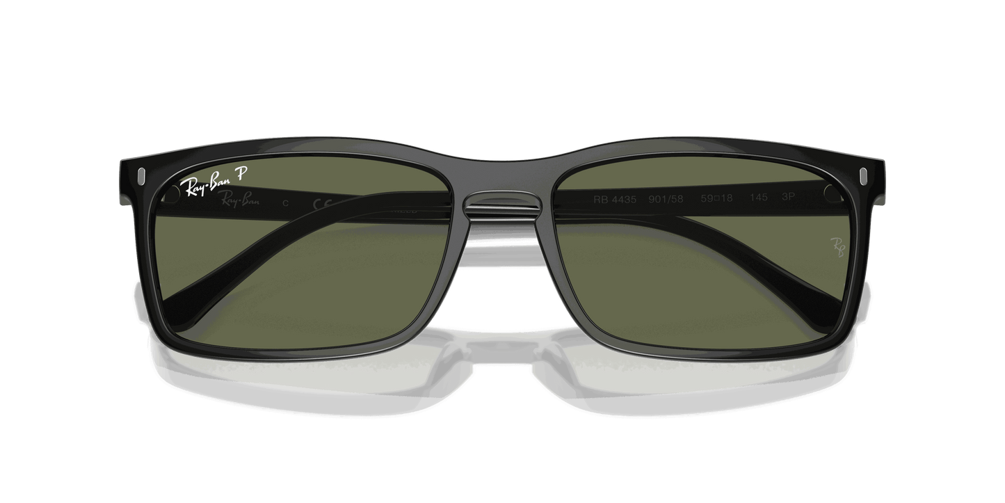 [Green Lenses, Polished Black Frame]