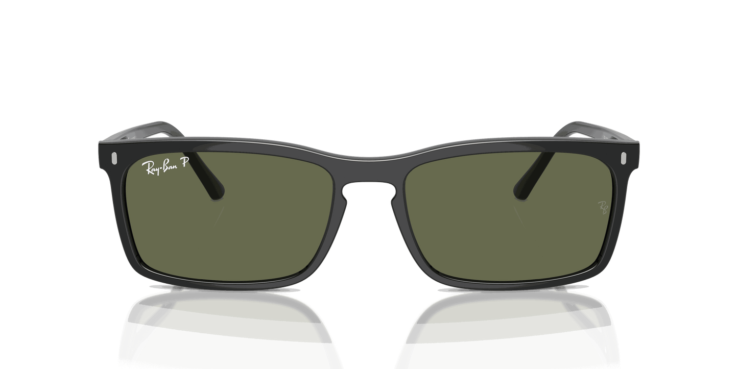 [Green Lenses, Polished Black Frame]