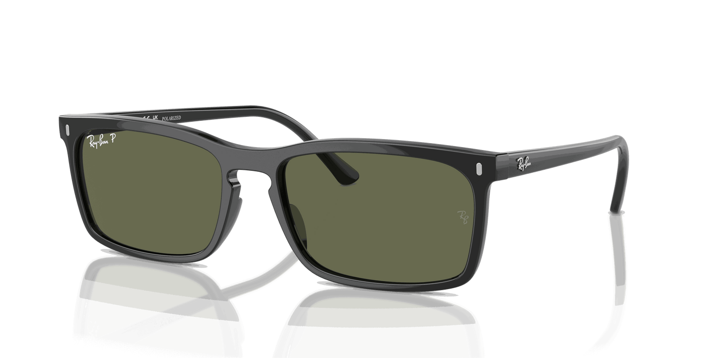 [Green Lenses, Polished Black Frame]