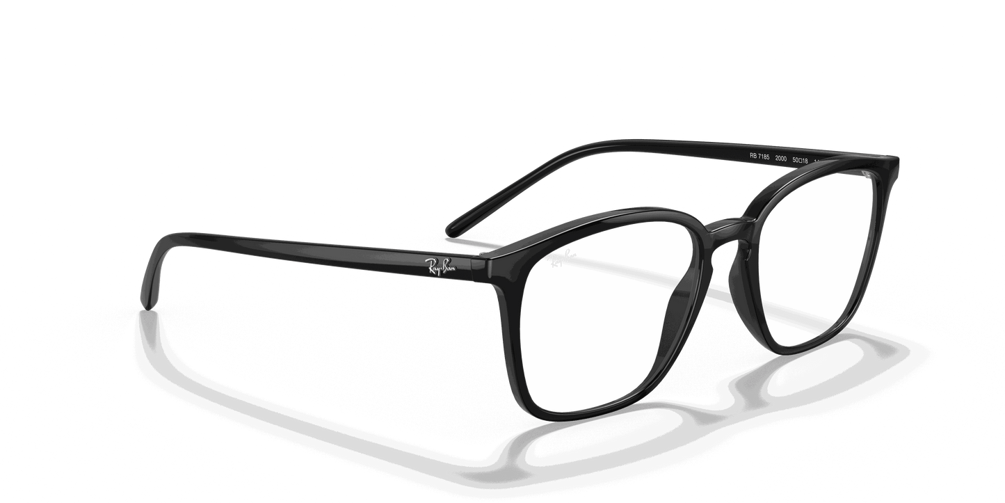 [Clear Lenses, Polished Black Frame]