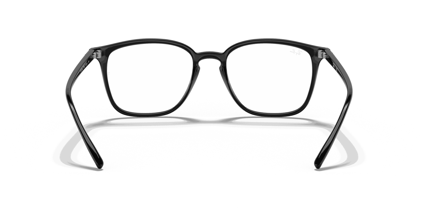 [Clear Lenses, Polished Black Frame]