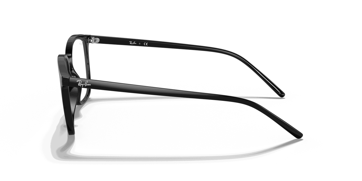 [Clear Lenses, Polished Black Frame]