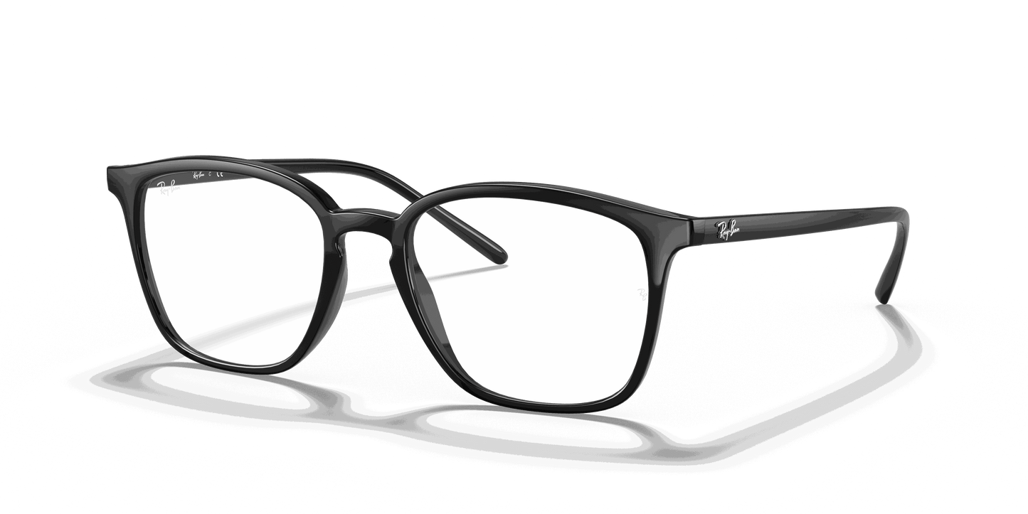 [Clear Lenses, Polished Black Frame]