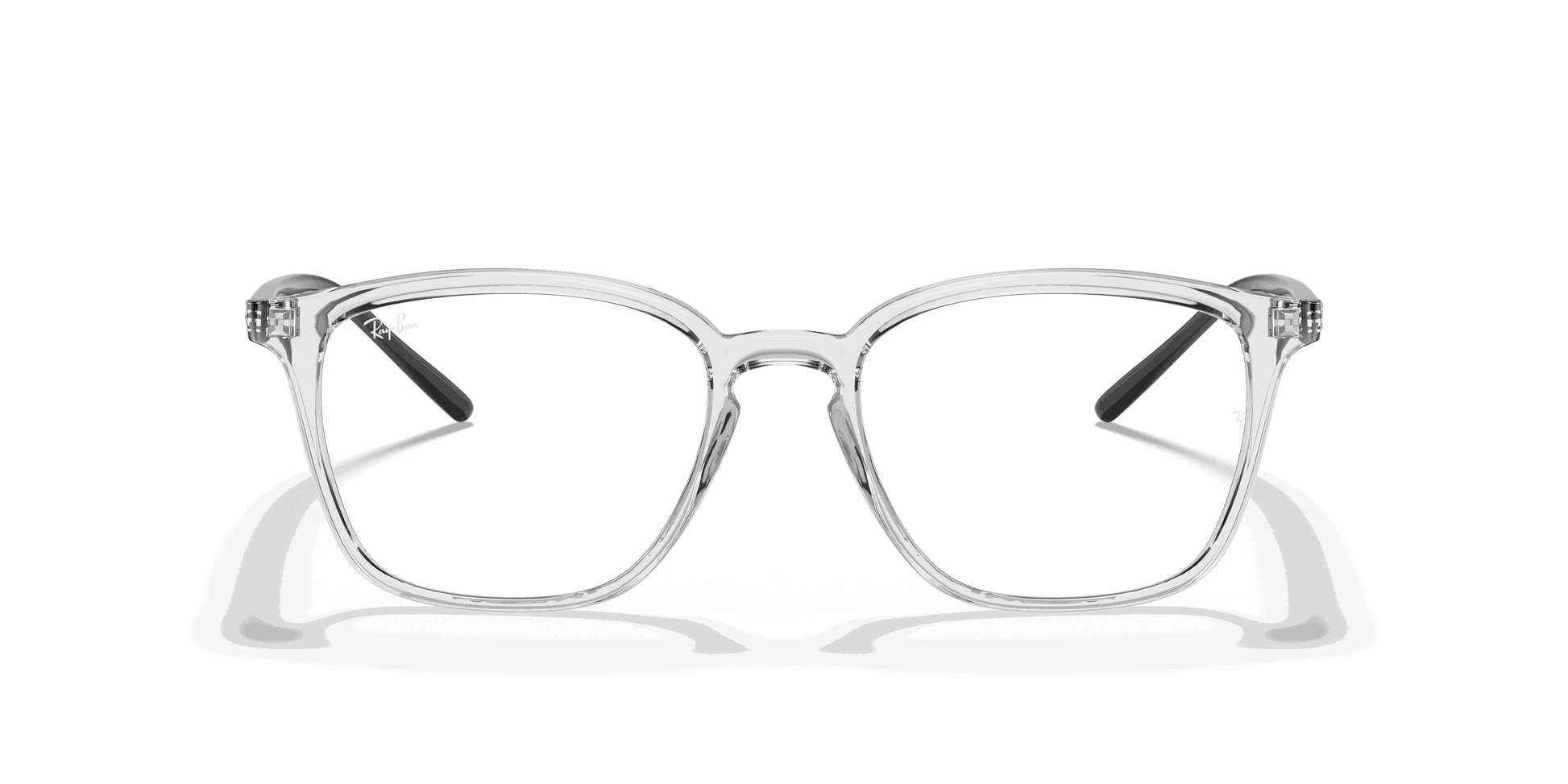 [Clear Lenses, Polished Transparent Frame]