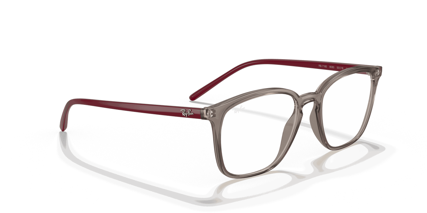 [Clear Lenses, Polished Transparent Grey Frame]