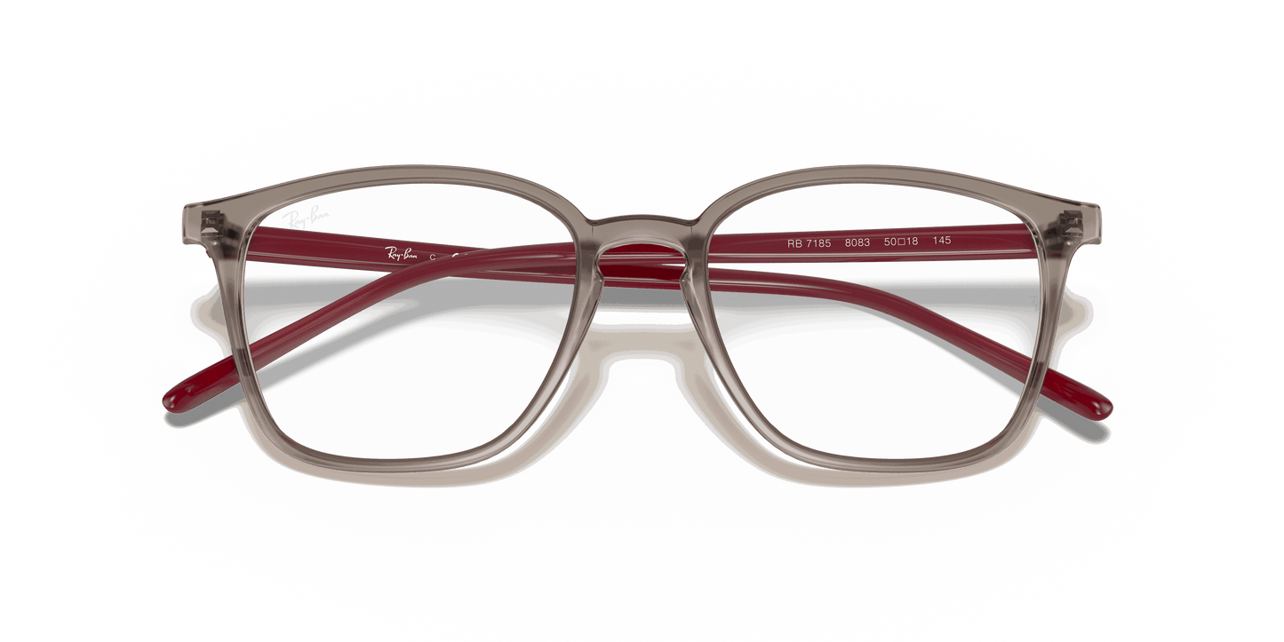 [Clear Lenses, Polished Transparent Grey Frame]