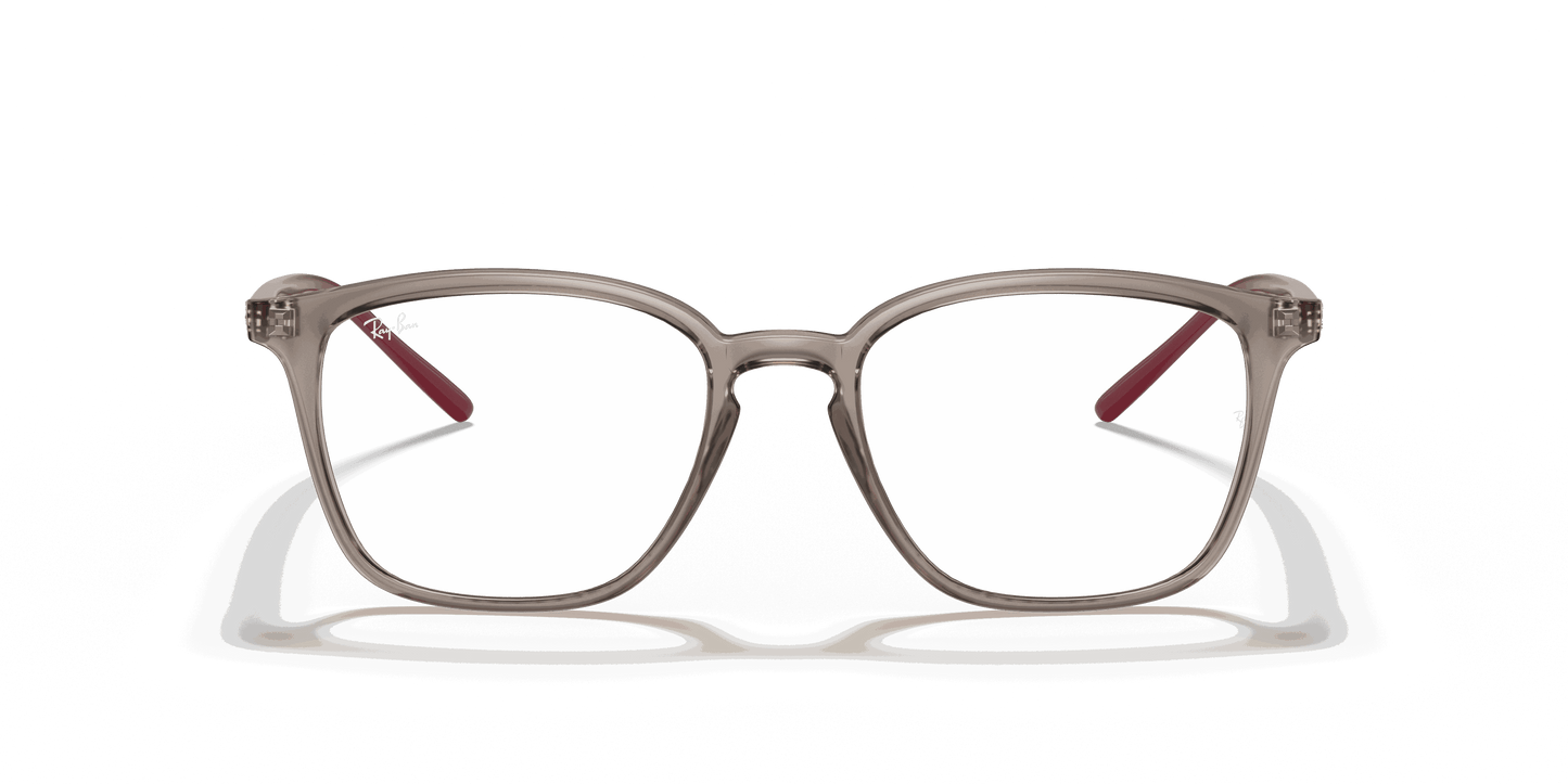 [Clear Lenses, Polished Transparent Grey Frame]