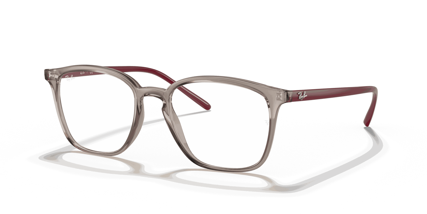 [Clear Lenses, Polished Transparent Grey Frame]