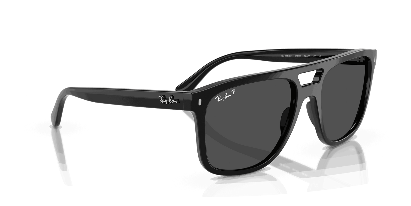 [Polar Dark Grey Lenses, Polished Black Frame]