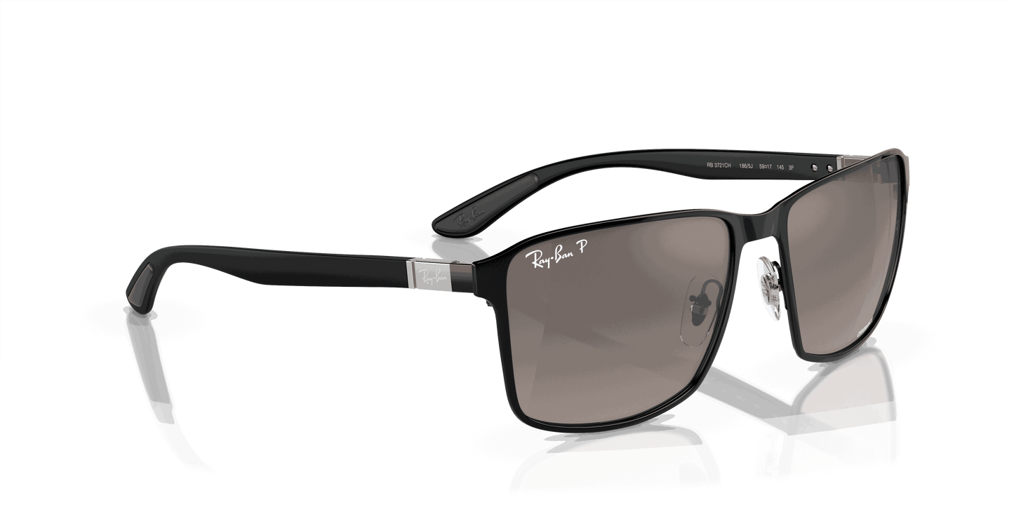 [Grey Lenses, Polished Black On Black Frame]