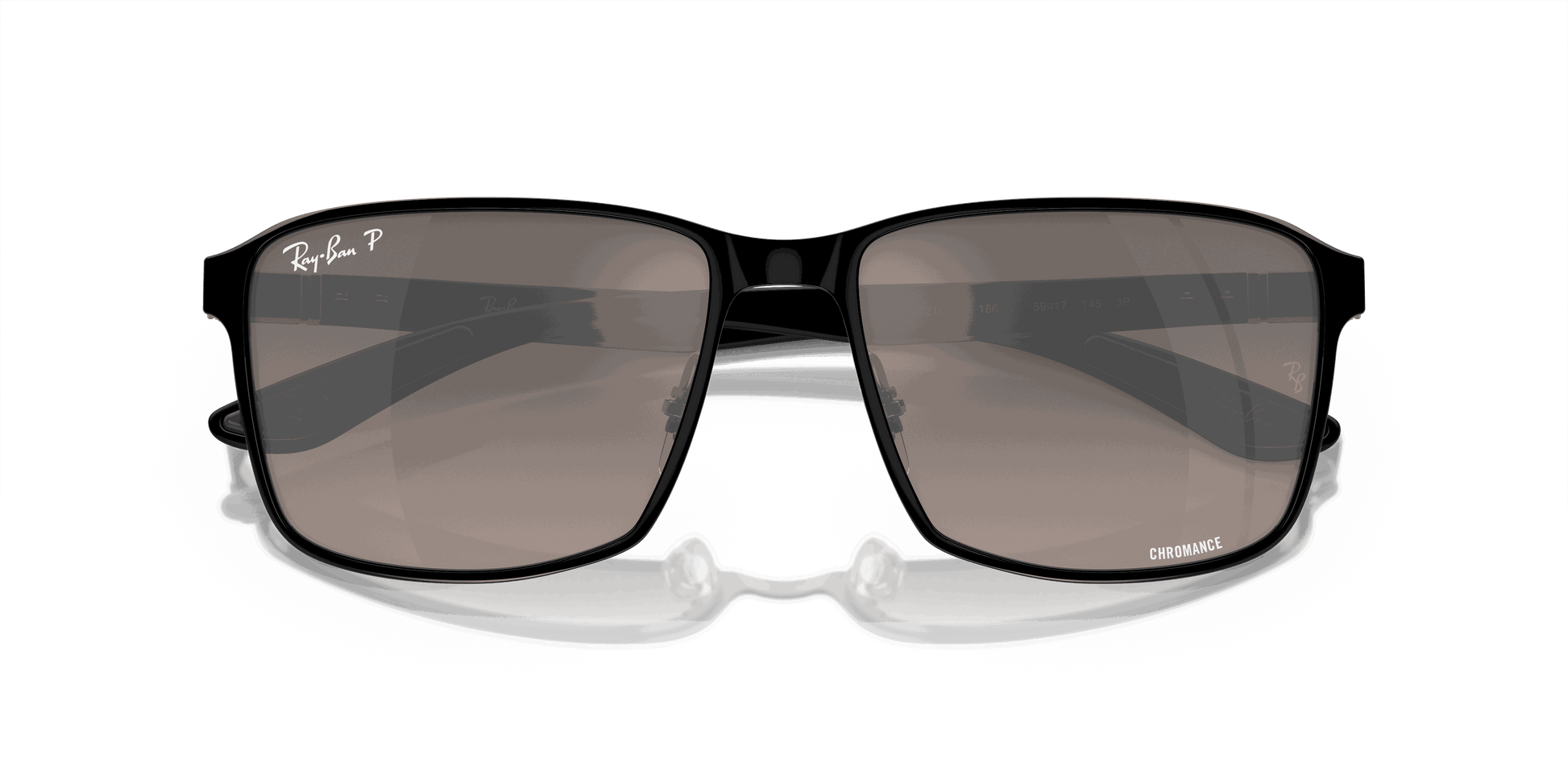 [Grey Lenses, Polished Black On Black Frame]