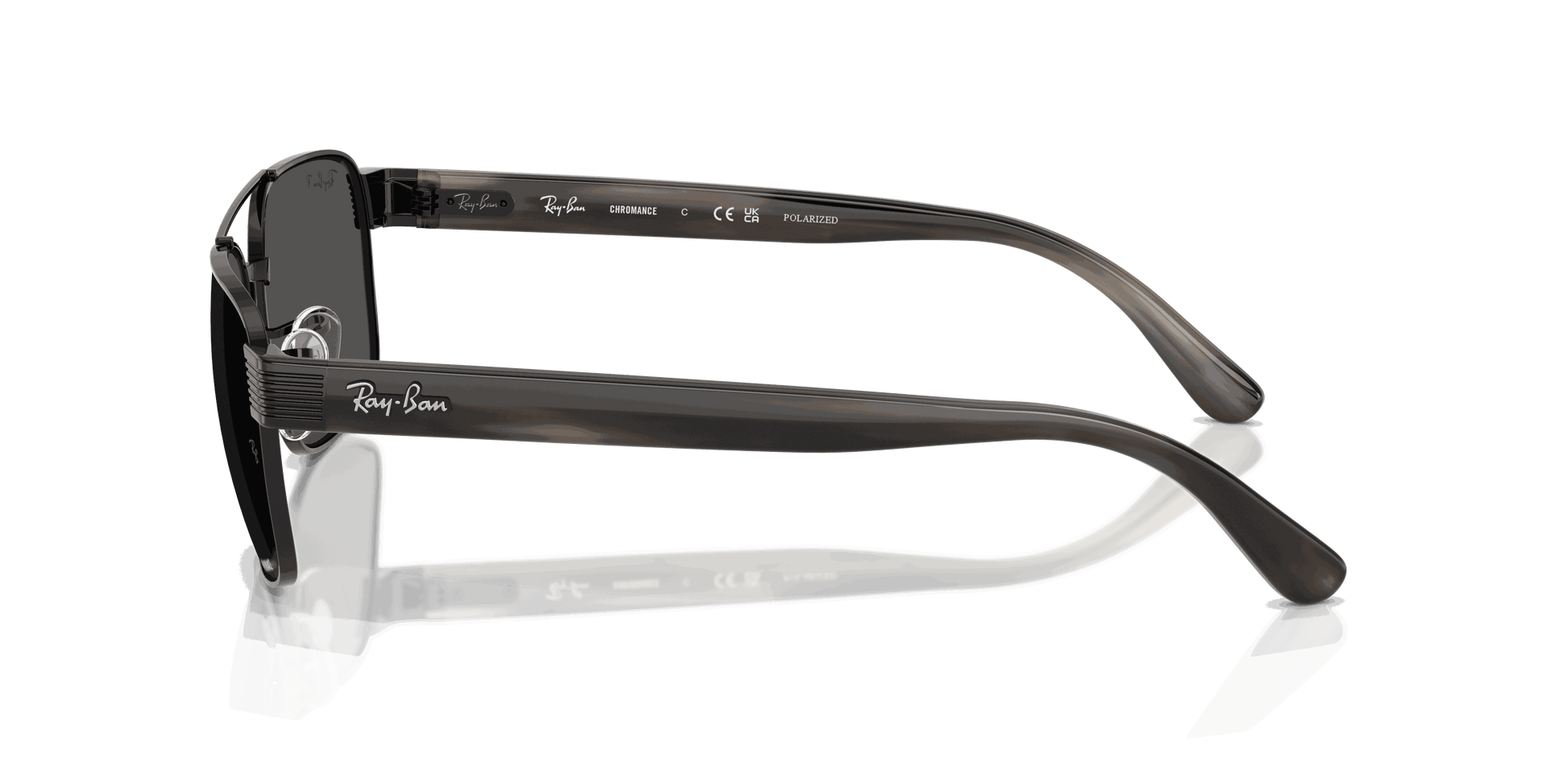 [Polar Dark Grey Lenses, Polished Black Frame]