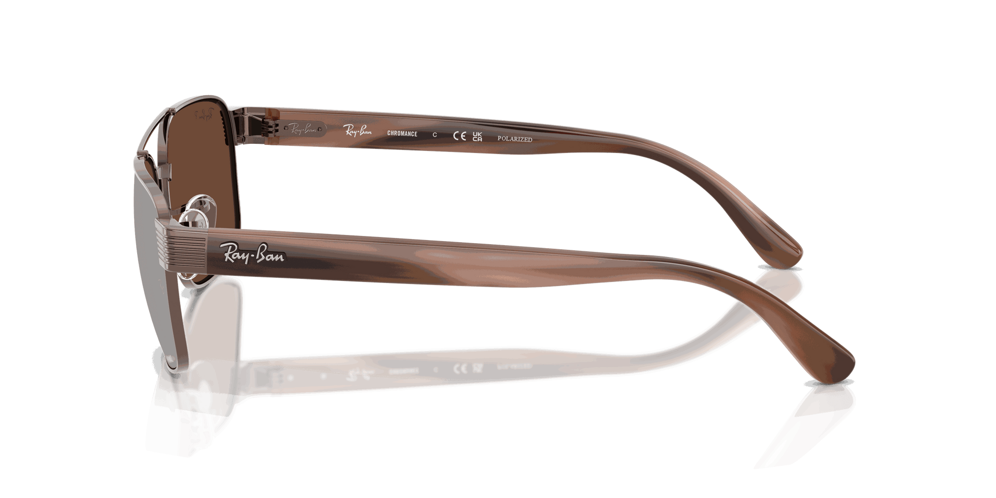 [Polar Brown Lenses, Polished Copper Frame]
