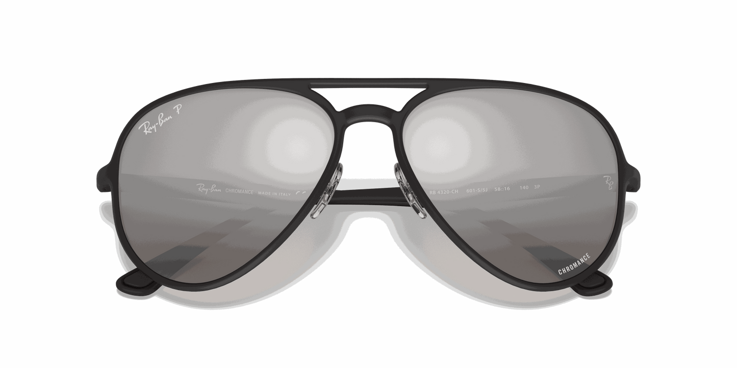 [Silver Lenses, Matte Black Frame]